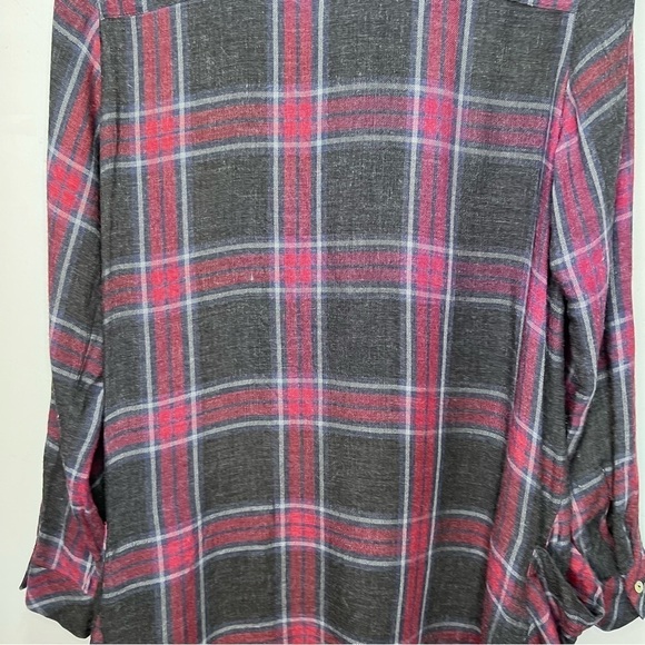 Zara Plaid Mini Shirt Dress with Pockets Size Small - Picture 9 of 13